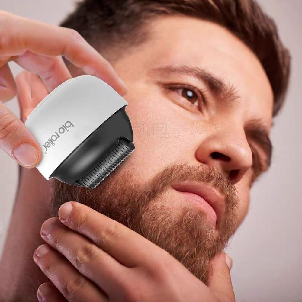 Beard Starter Kit - Derma Roller, Beard Oil, Shaping Tool