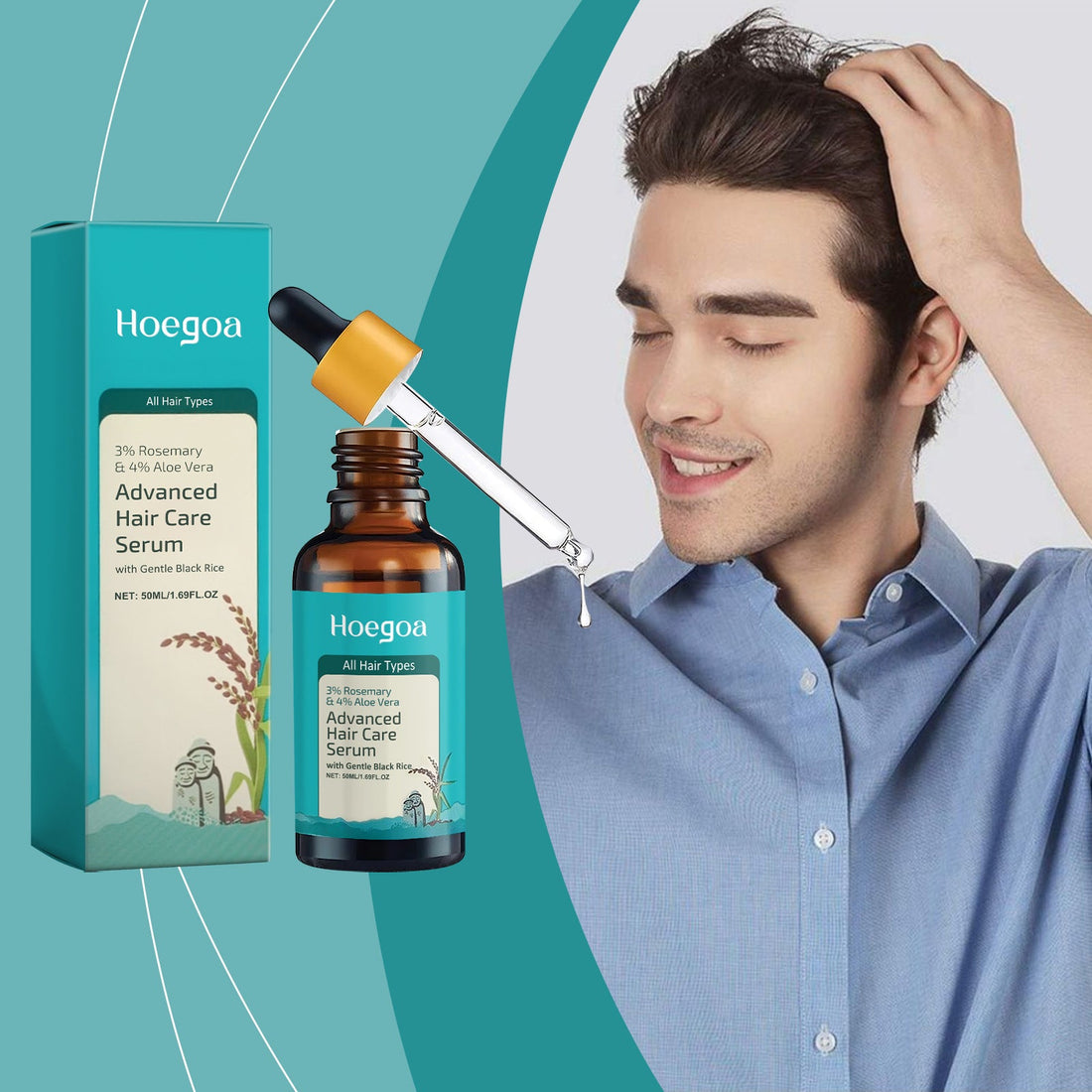 Ginger & Rosemary Hair Growth Serum