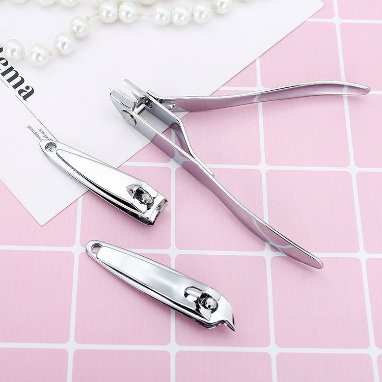 TheGromify Professional Manicure and Pedicure Tool Set, stainless steel nail clippers and cuticle trimmer.